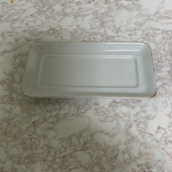 Vintage Hand Painted Lefton Rose Chintz Butter Dish. Beautiful, a rare find. - Picture 6 of 8